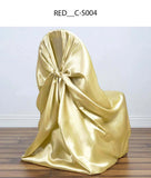 Luxury Satin Dining Chair Cover (All Colours, Universal Fit, Reusable)