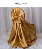 Luxury Satin Dining Chair Cover (All Colours, Universal Fit, Reusable)