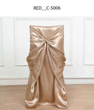 Luxury Satin Dining Chair Cover (All Colours, Universal Fit, Reusable)