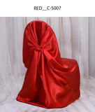 Luxury Satin Dining Chair Cover (All Colours, Universal Fit, Reusable)