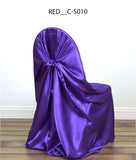 Luxury Satin Dining Chair Cover (All Colours, Universal Fit, Reusable)