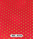 Roto Foil Print & Lycra Foil Print Fabric | Premium Shiny Decorative Fabric for Events & Draping