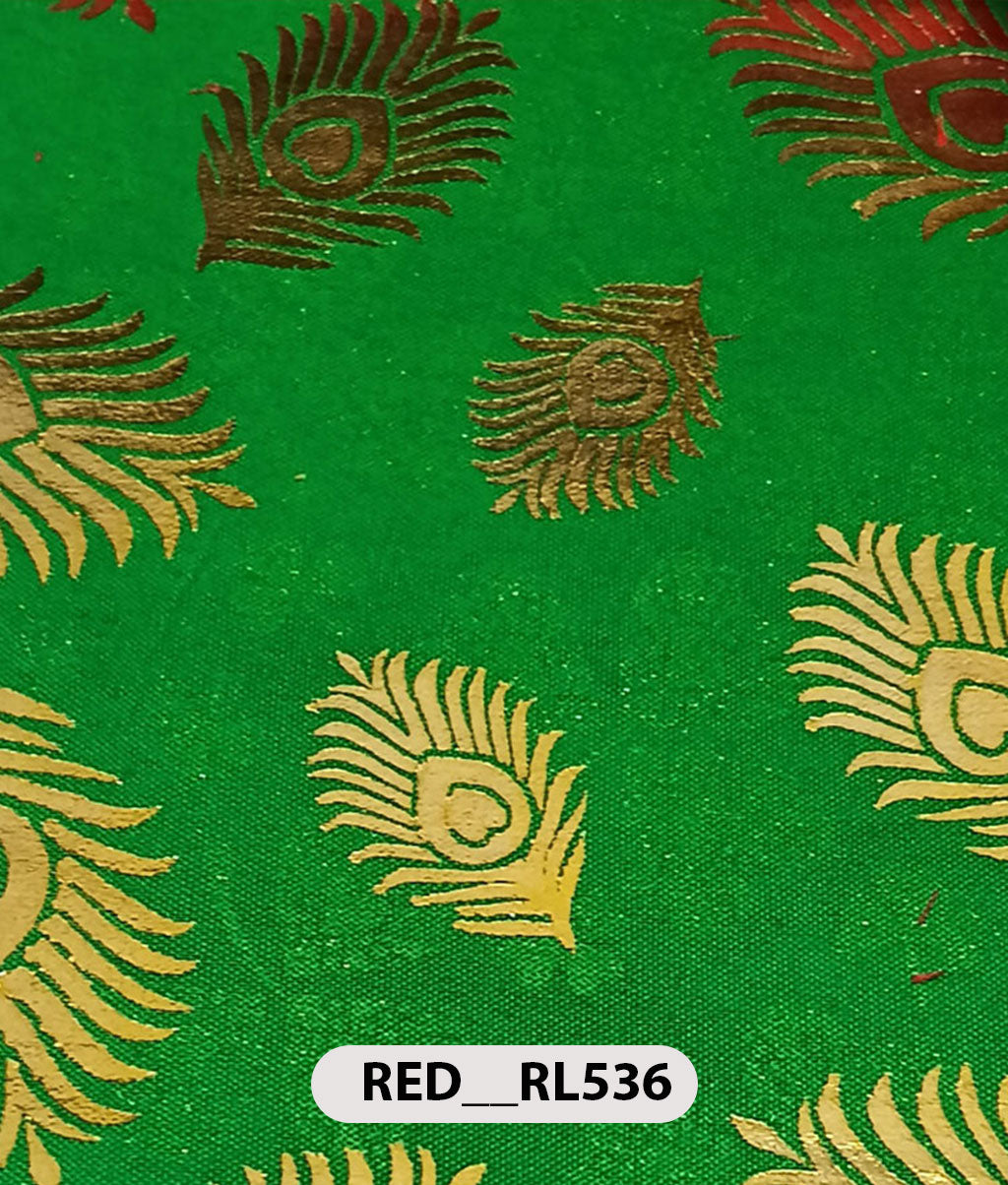 Roto Foil Print & Lycra Foil Print Fabric | Premium Shiny Decorative Fabric for Events & Draping