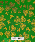 Roto Foil Print & Lycra Foil Print Fabric | Premium Shiny Decorative Fabric for Events & Draping