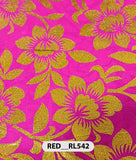 Roto Foil Print & Lycra Foil Print Fabric | Premium Shiny Decorative Fabric for Events & Draping