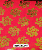 Roto Foil Print & Lycra Foil Print Fabric | Premium Shiny Decorative Fabric for Events & Draping