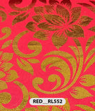 Roto Foil Print & Lycra Foil Print Fabric | Premium Shiny Decorative Fabric for Events & Draping