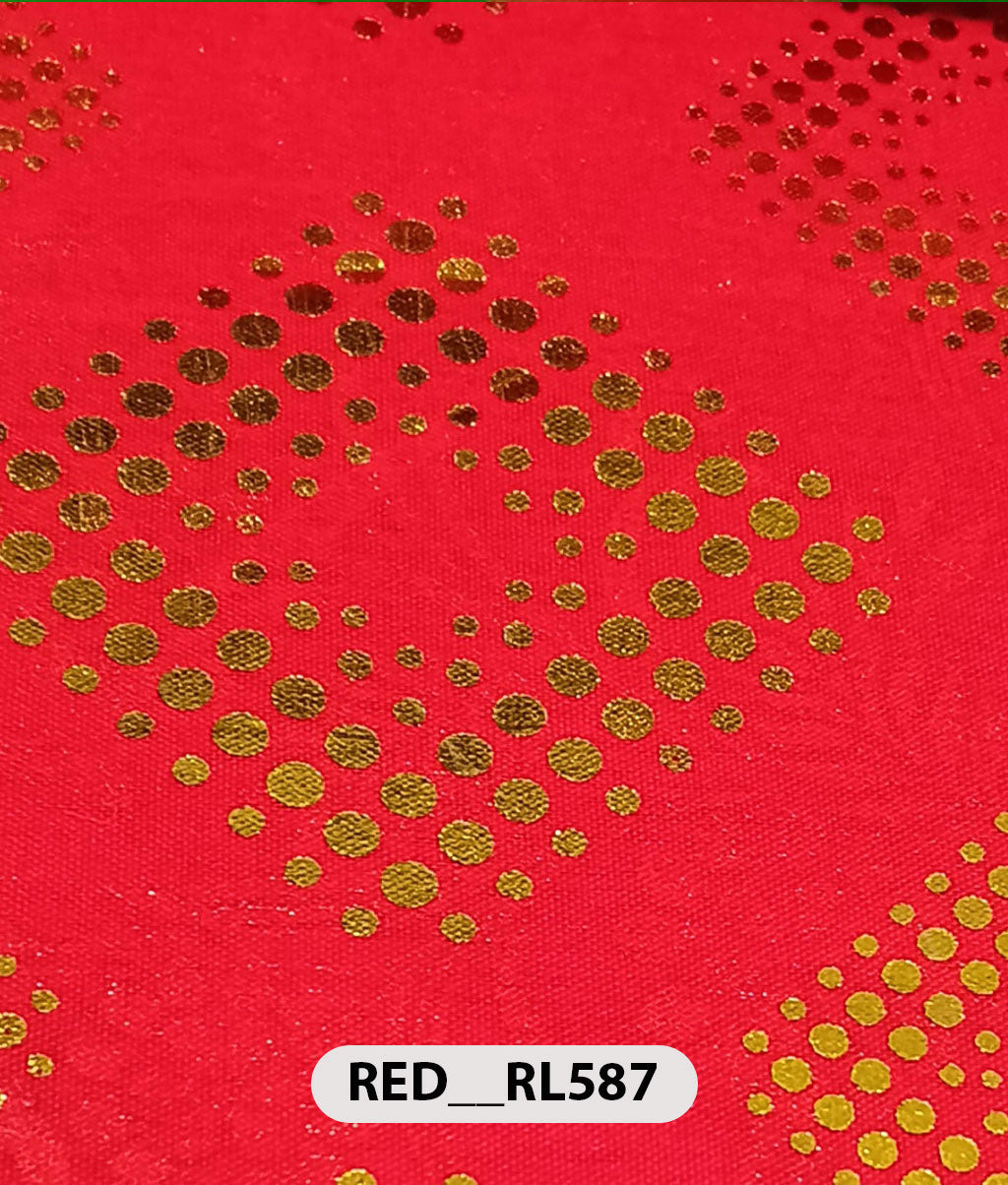 Roto Foil Print & Lycra Foil Print Fabric | Premium Shiny Decorative Fabric for Events & Draping (Copy)