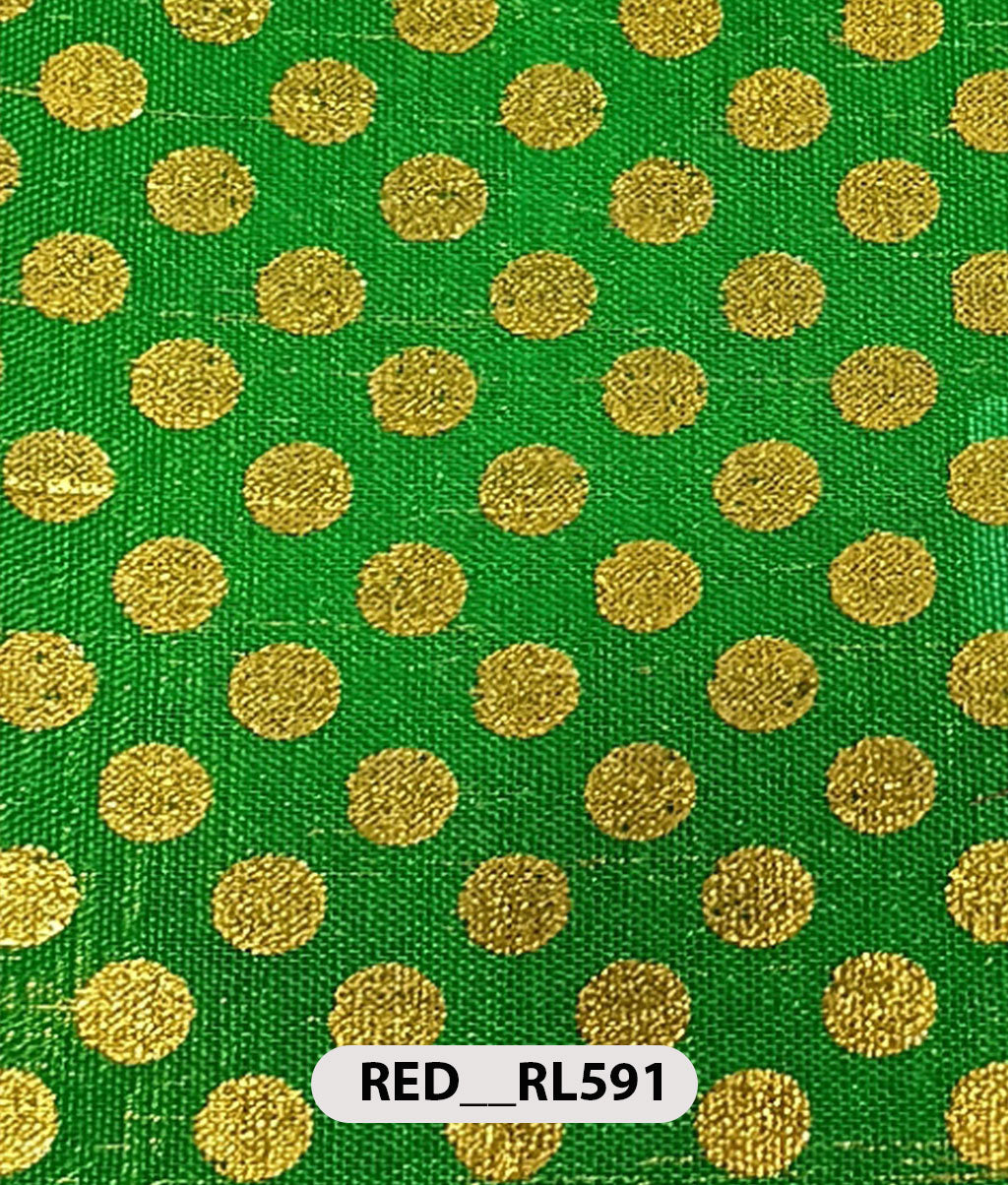 Roto Foil Print & Lycra Foil Print Fabric | Premium Shiny Decorative Fabric for Events & Draping