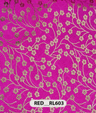 Roto Foil Print & Lycra Foil Print Fabric | Premium Shiny Decorative Fabric for Events & Draping