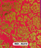 Roto Foil Print & Lycra Foil Print Fabric | Premium Shiny Decorative Fabric for Events & Draping