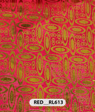 Roto Foil Print & Lycra Foil Print Fabric | Premium Shiny Decorative Fabric for Events & Draping