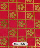 Roto Foil Print & Lycra Foil Print Fabric | Premium Shiny Decorative Fabric for Events & Draping
