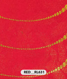 Roto Foil Print & Lycra Foil Print Fabric | Premium Shiny Decorative Fabric for Events & Draping