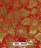 Roto Foil Print & Lycra Foil Print Fabric | Premium Shiny Decorative Fabric for Events & Draping