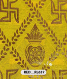 Roto Foil Print & Lycra Foil Print Fabric | Premium Shiny Decorative Fabric for Events & Draping