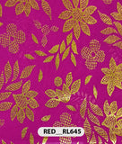 Roto Foil Print & Lycra Foil Print Fabric | Premium Shiny Decorative Fabric for Events & Draping