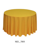 Plain Round Table Cover – Premium Fabric (All Colors Available)