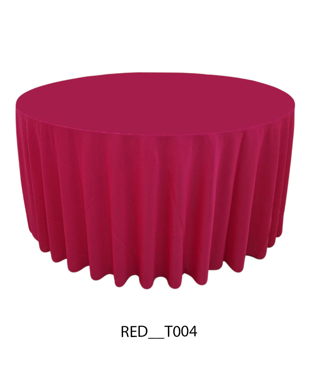 Plain Round Table Cover – Premium Fabric (All Colors Available)