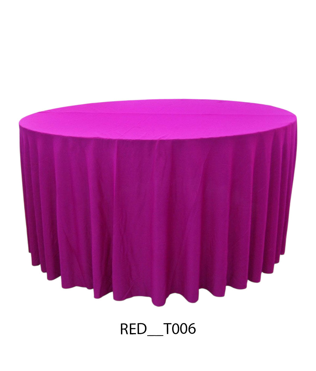 Plain Round Table Cover – Premium Fabric (All Colors Available)