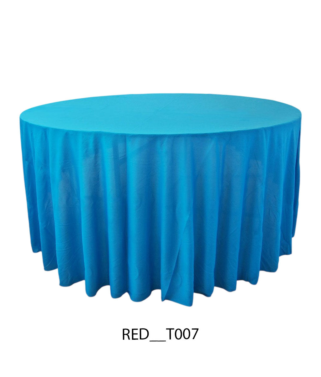Plain Round Table Cover – Premium Fabric (All Colors Available)