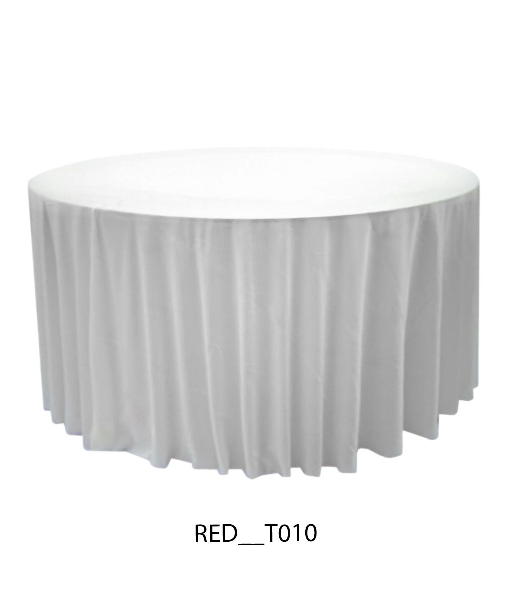 Plain Round Table Cover – Premium Fabric (All Colors Available)