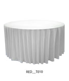 Plain Round Table Cover – Premium Fabric (All Colors Available)