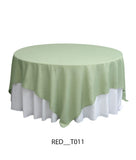 2 Layer Designer Round Table Cover with Overlay – Premium Event Table