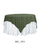 2 Layer Designer Round Table Cover with Overlay – Premium Event Table