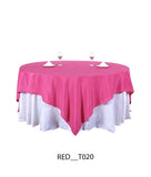 2 Layer Designer Round Table Cover with Overlay – Premium Event Table