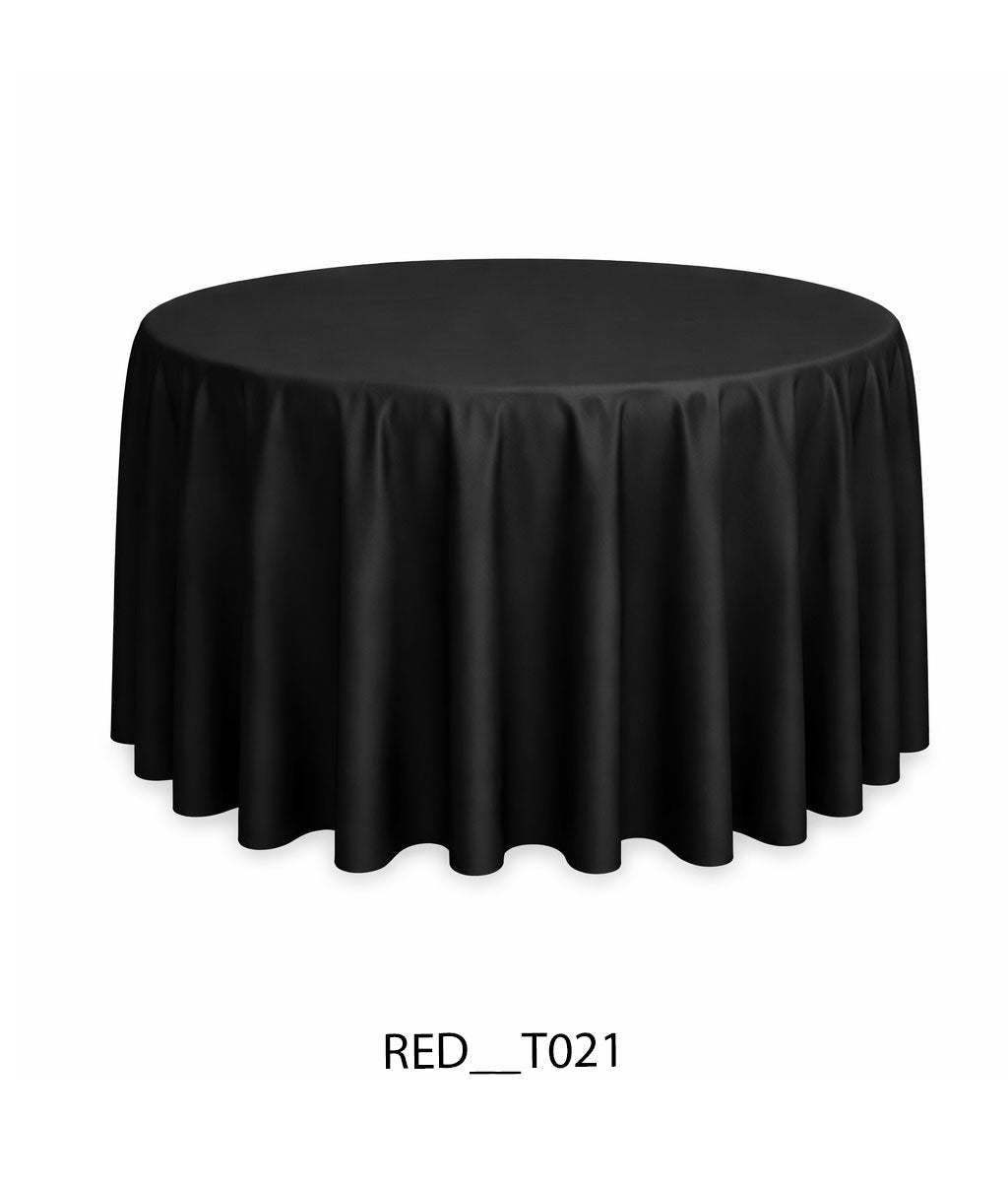 Plain Round Table Cover – Premium Fabric (All Colors Available)