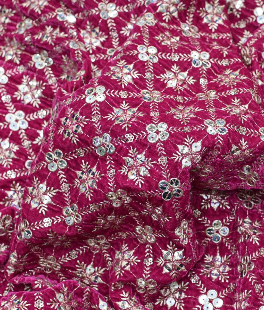 Velvet Work Fabric