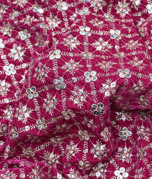 Velvet Work Fabric