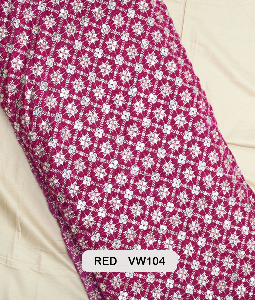 Velvet Work Fabric
