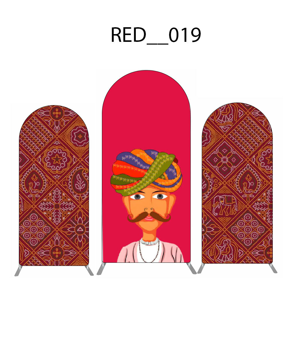 Rajasthani Kathputli (Puppet) Theme Backdrop