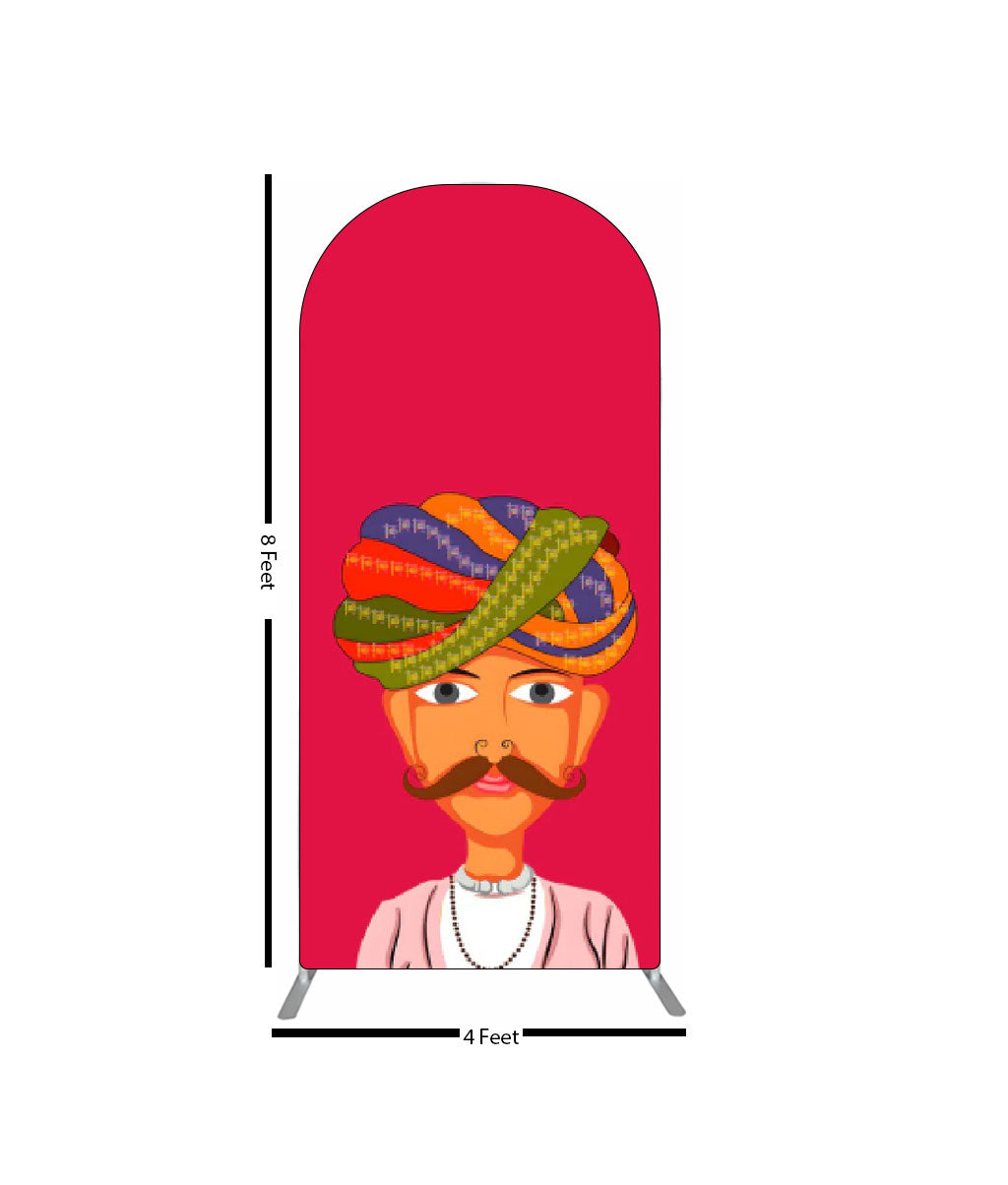 Rajasthani Kathputli (Puppet) Theme Backdrop