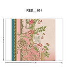 Royal Floral Vintage Digital Parda – Model (RED_101)