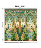  RED_106Royal Mughal Digital Parda (RED_102)