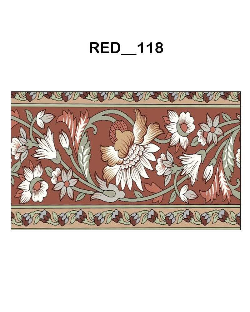 Terracotta Heritage Floral (RED_118)