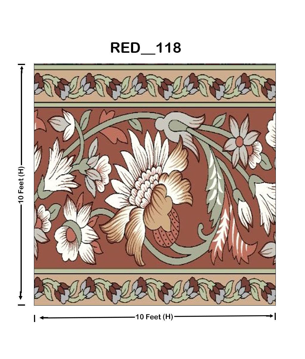 
Terracotta Heritage Floral (RED_118)
