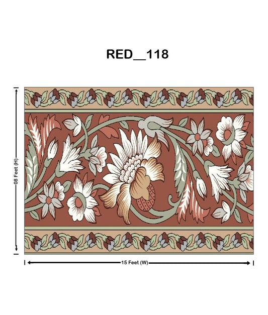 Terracotta Heritage Floral (RED_118)