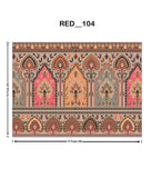 Vintage Ethnic Arch Floral Digital – Model (RED_104)
